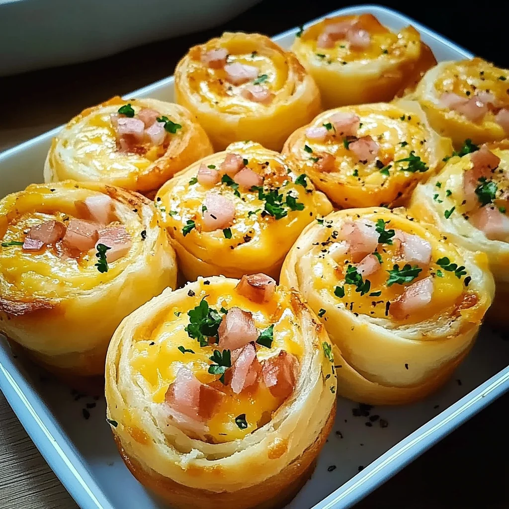 Frühstücksrollen mit Rührei, Käse und Speck: Genuss pur!