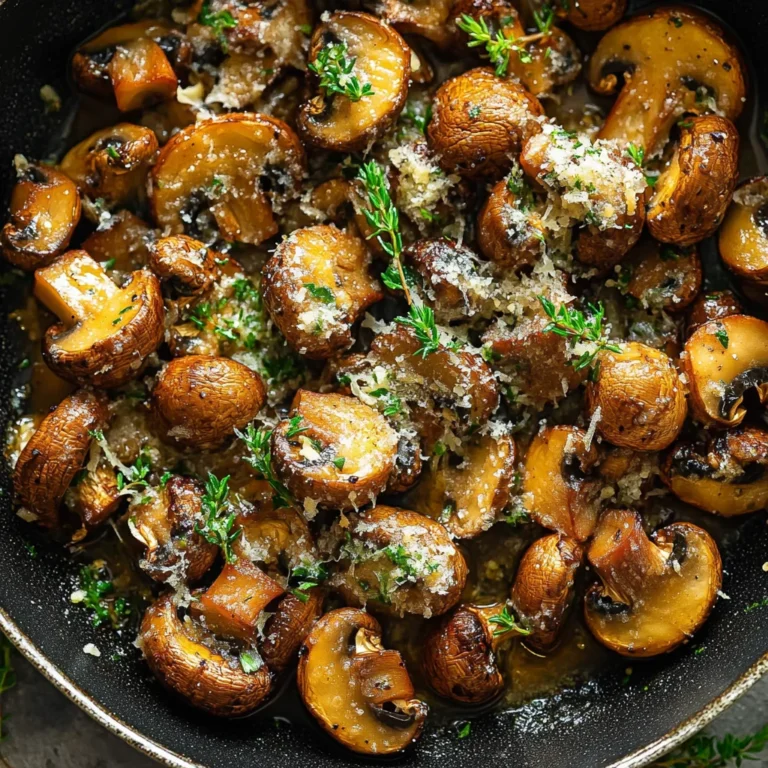Garlic Parmesan Mushrooms: Einfach unwiderstehlich lecker