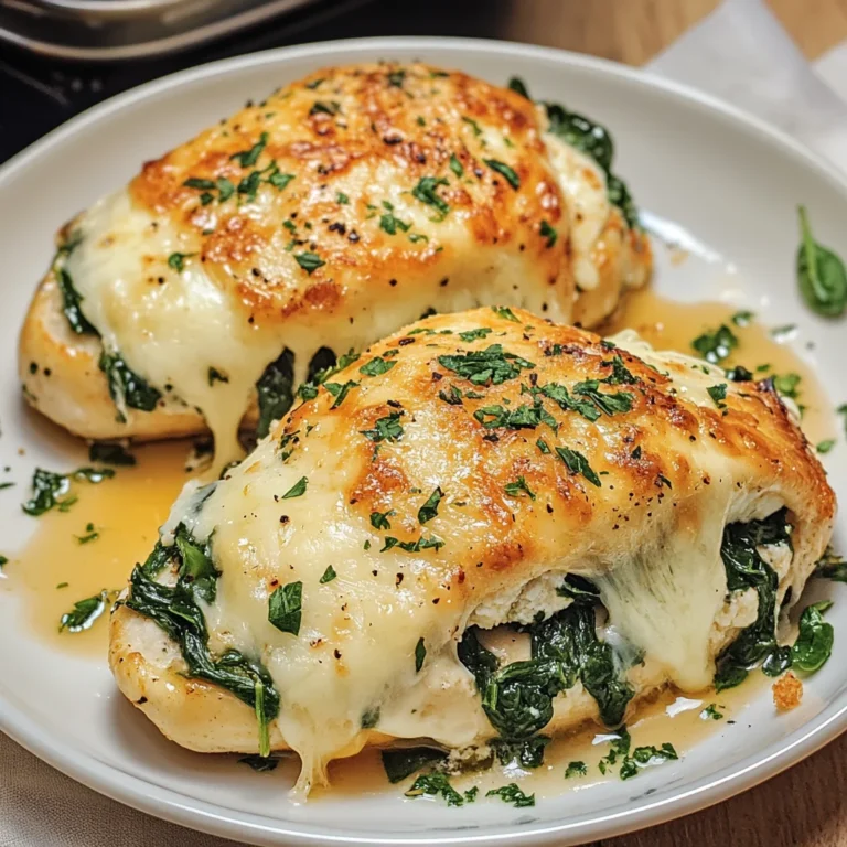 Gefüllte Hähnchenbrust mit Frischkäse und Spinat: Cremig …