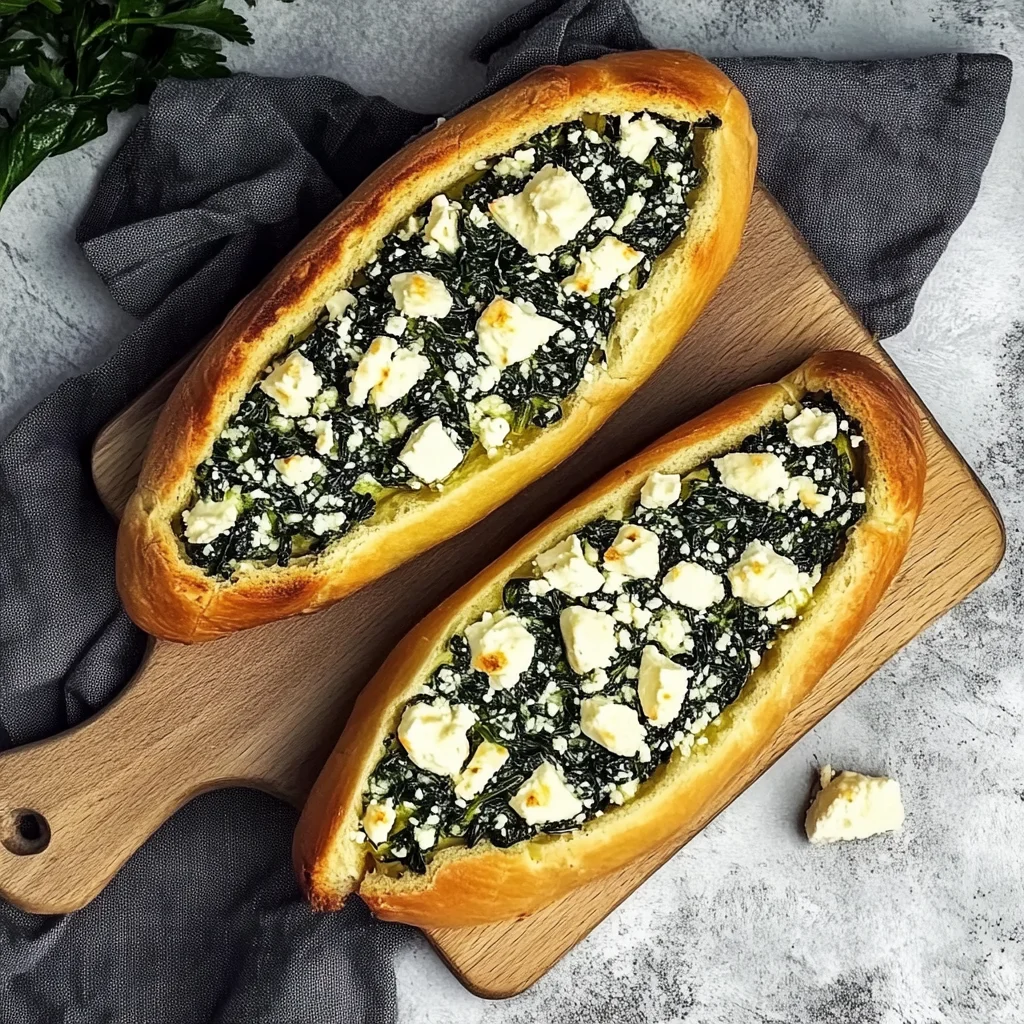 Gefüllte Laugenstangen mit Spinat und Feta: Einfach unwid…