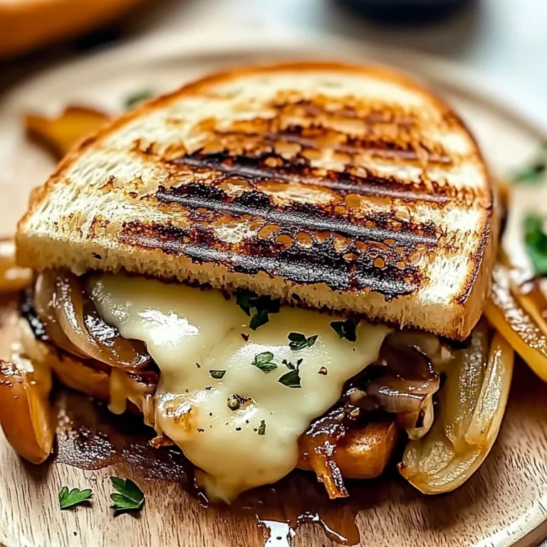 Gegrilltes Käsesandwich mit französischen Zwiebeln: Das B…