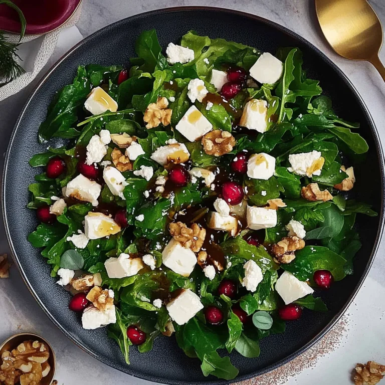 Granatapfel-Salat mit Feldsalat: Frisch und knackig genießen