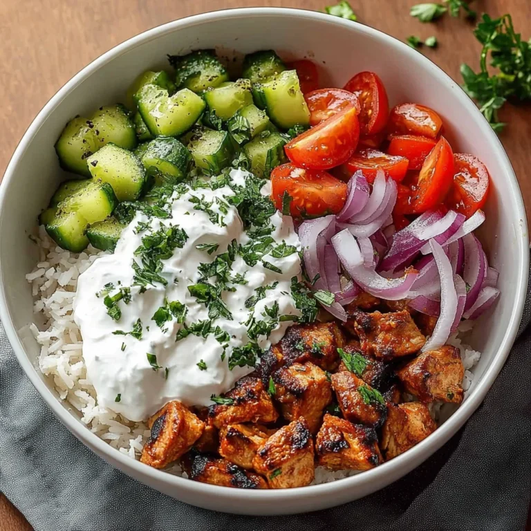 Griechische Hähnchen Bowl: Frisch und voller Geschmack