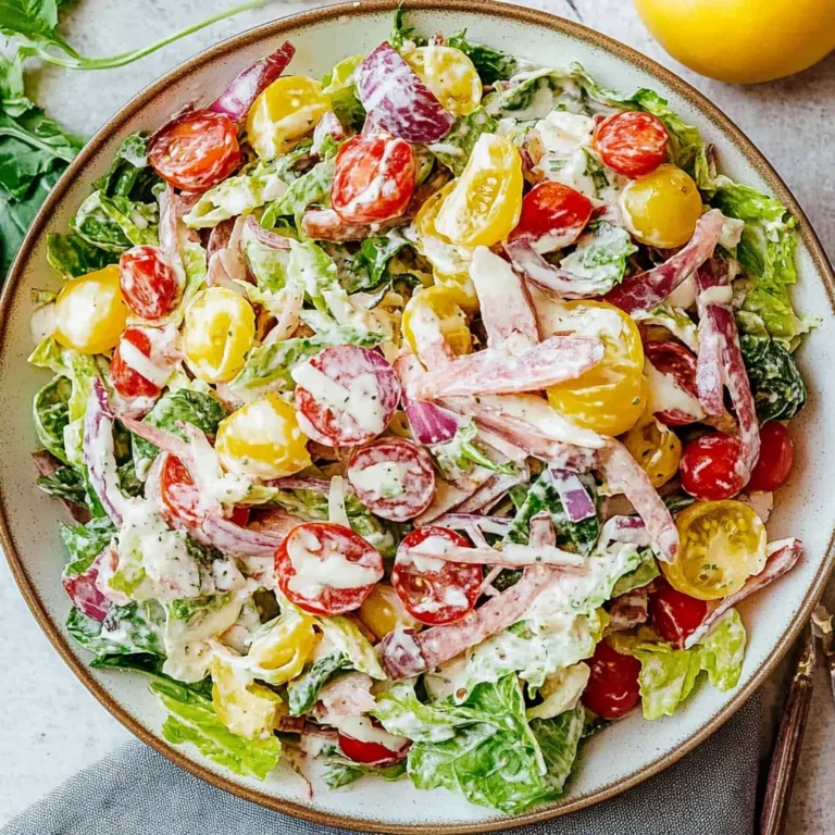 Grinder Salad Recipe: Frisch und voller Geschmack