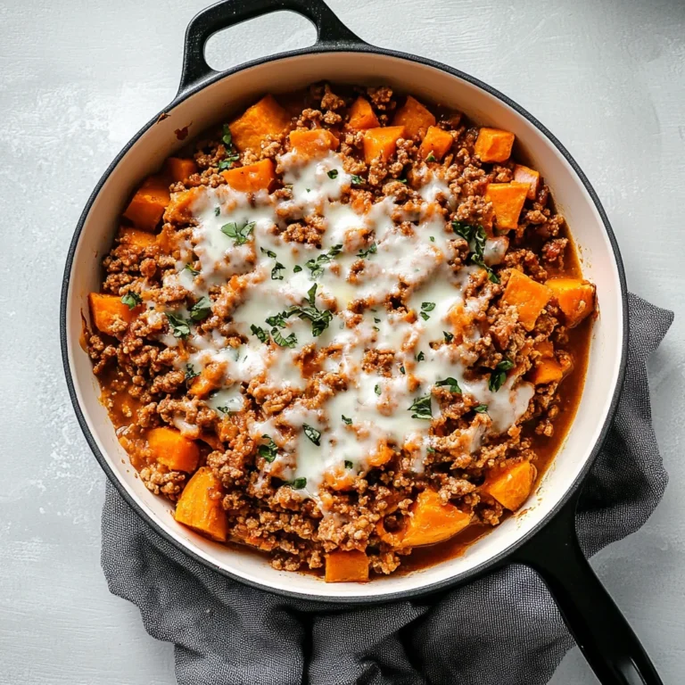 Ground Turkey Sweet Potato Casserole: Herzhaft und nahrhaft
