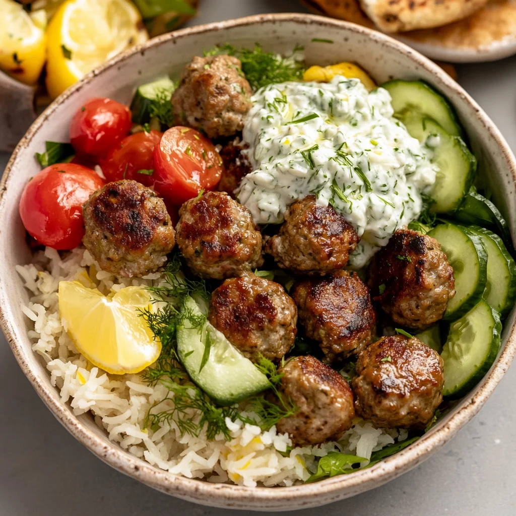 Gyro Bowls: Erfrischend lecker mit Tzatziki und mehr