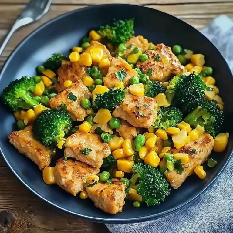 Hähnchen-Reis-Pfanne mit Brokkoli und Mais: Schnell & lecker