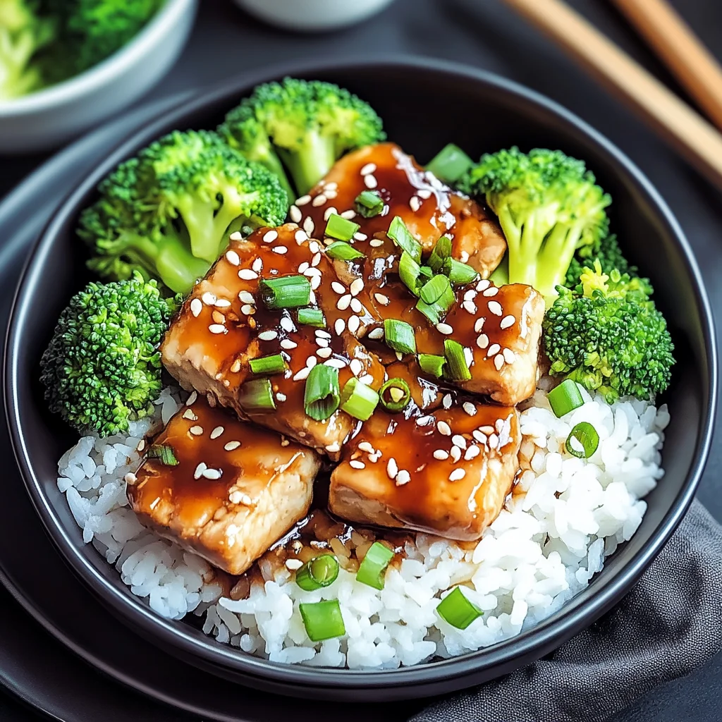Hähnchen-Teriyaki mit Brokkoli und Reis: Gesund und lecker