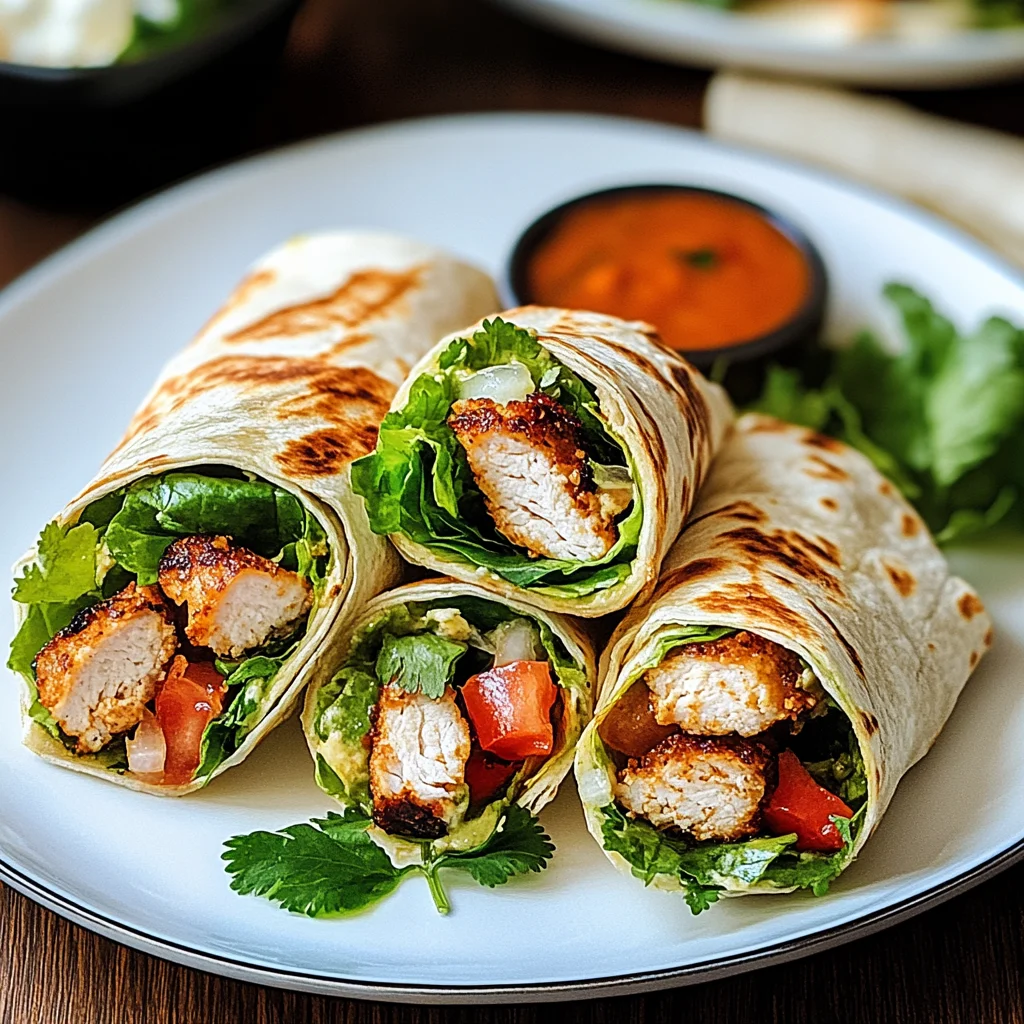 Hähnchen-Wraps mit Blitzsoße: Schnell und lecker genießen