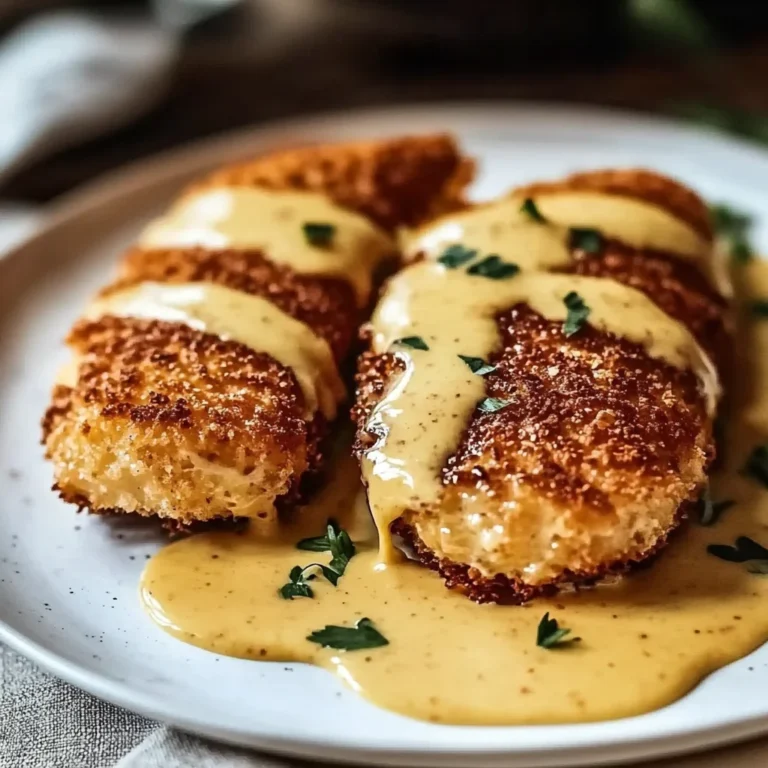 Hähnchen mit Brezelkruste und Honig-Senf-Sauce: Einfach g…