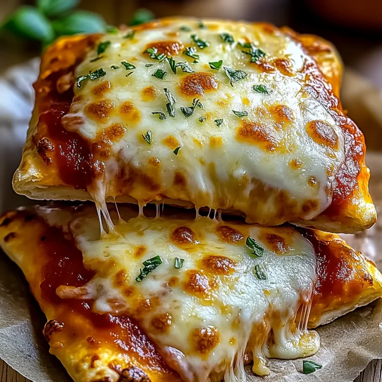 Hausgemachte einfache Käse Pizzataschen: Der perfekte Snack