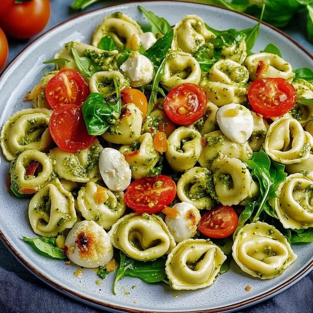 Italienischer Tortellini Salat mit Pesto – einfach und le…