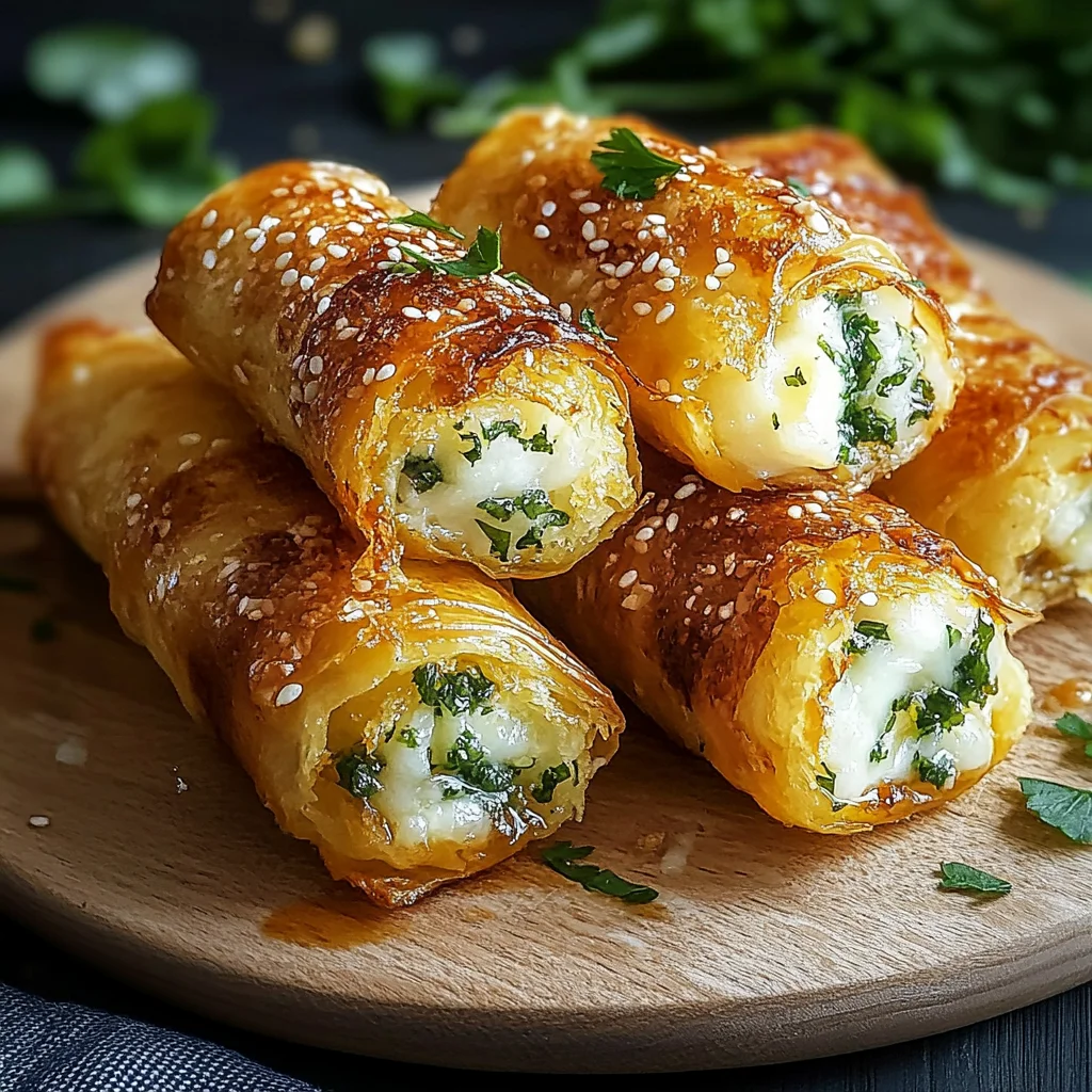 Knusprige Ofen-Feta-Röllchen: Der Snack mit Wow-Effekt