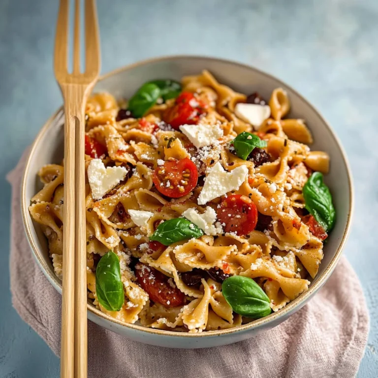 Mediterraner Nudelsalat mit Balsamico Dressing: Erfrische…