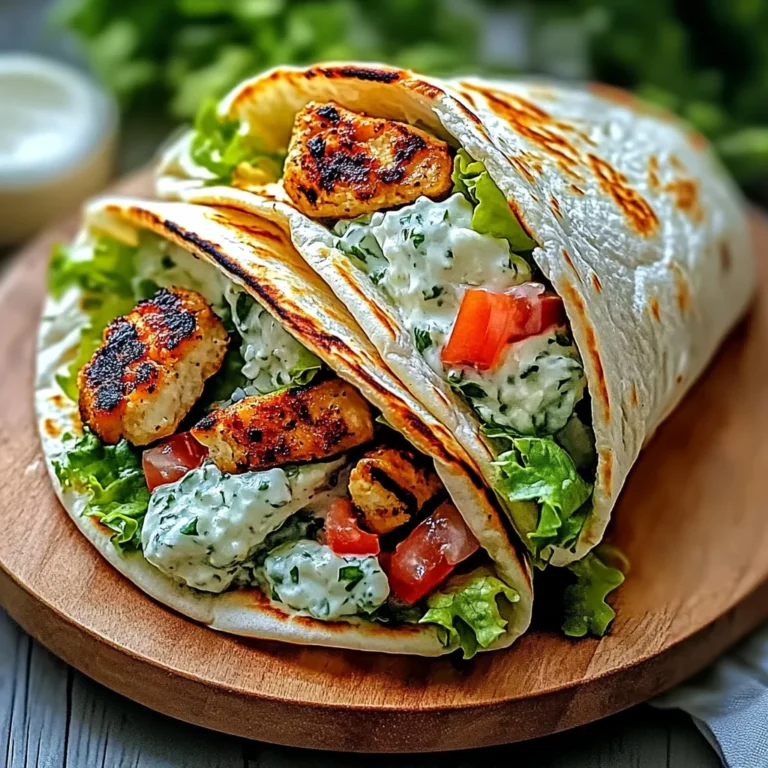 Mediterranes Hähnchen-Gyros: Genießen mit Feta-Tzatziki