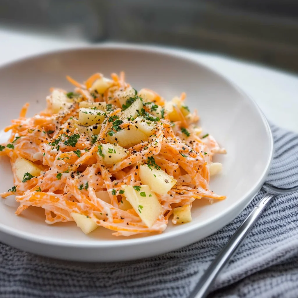 Möhrensalat mit Apfel: Erfrischend und knackig genießen