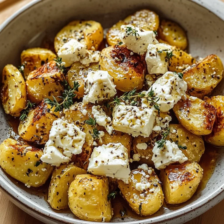 Ofenkartoffeln mit Feta: Knusprig und cremig lecker