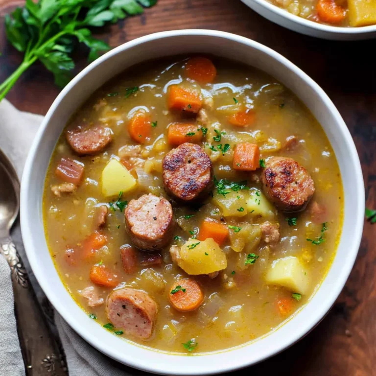 Omas Linsensuppe mit Würstchen: Herzhaft und wärmend