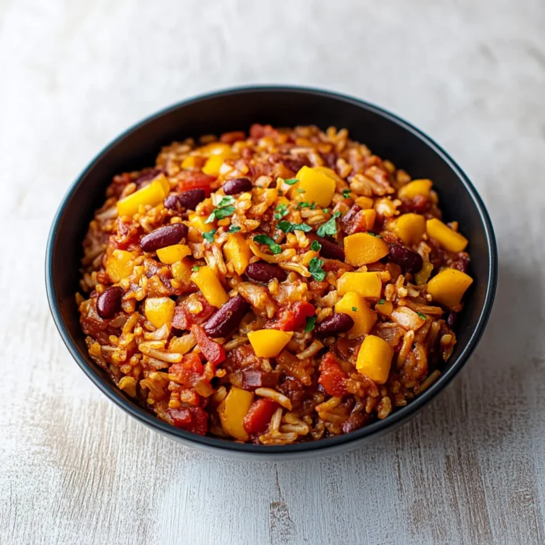 One-Pot-Reis mit Paprika, Bohnen und Mais: Einfache Gaume…