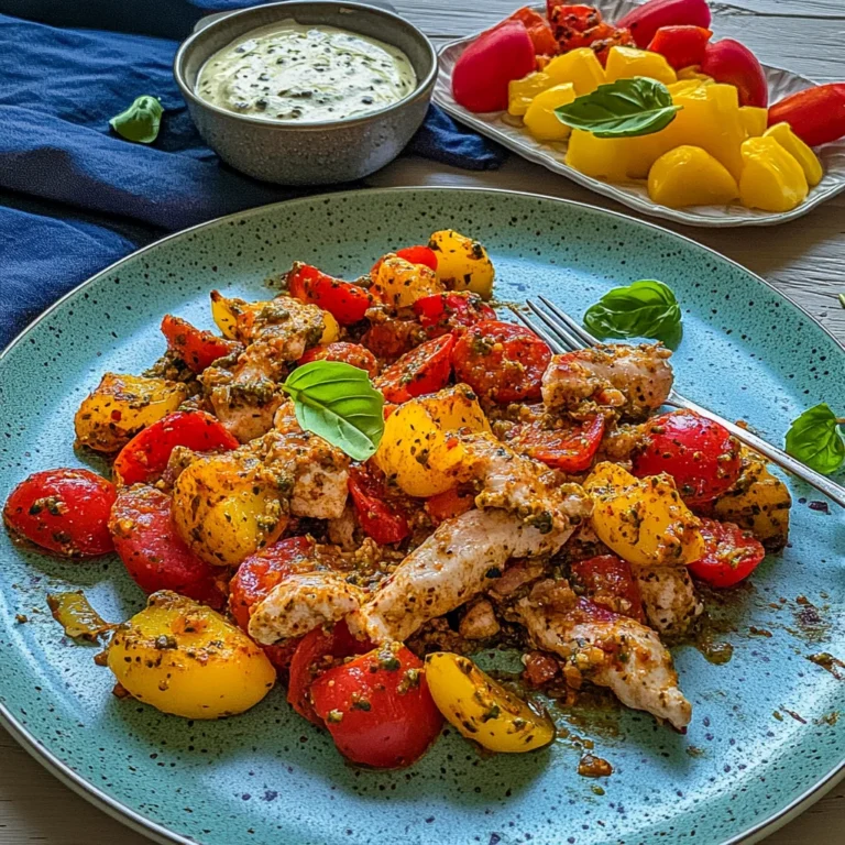 Schnelles Ofengemüse mit Hähnchen vom Blech: Einfach lecker!