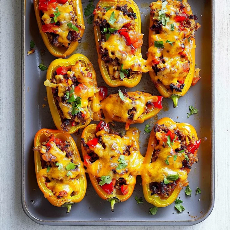 Skinny Bell Pepper Nacho Boats: Gesund und köstlich genießen