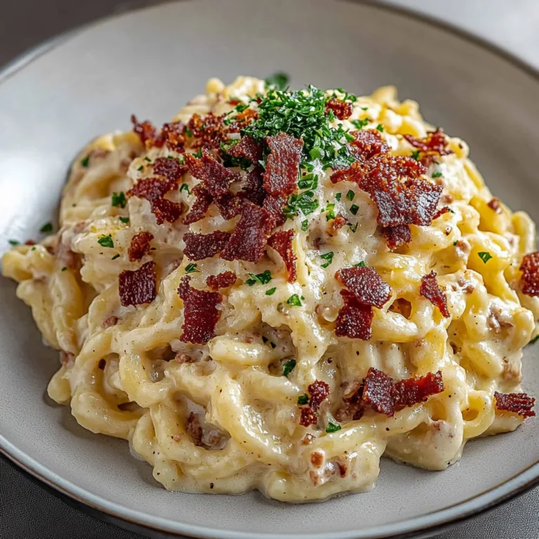 Spätzle-Carbonara mit knusprigem Speck: Ein Fest für den …