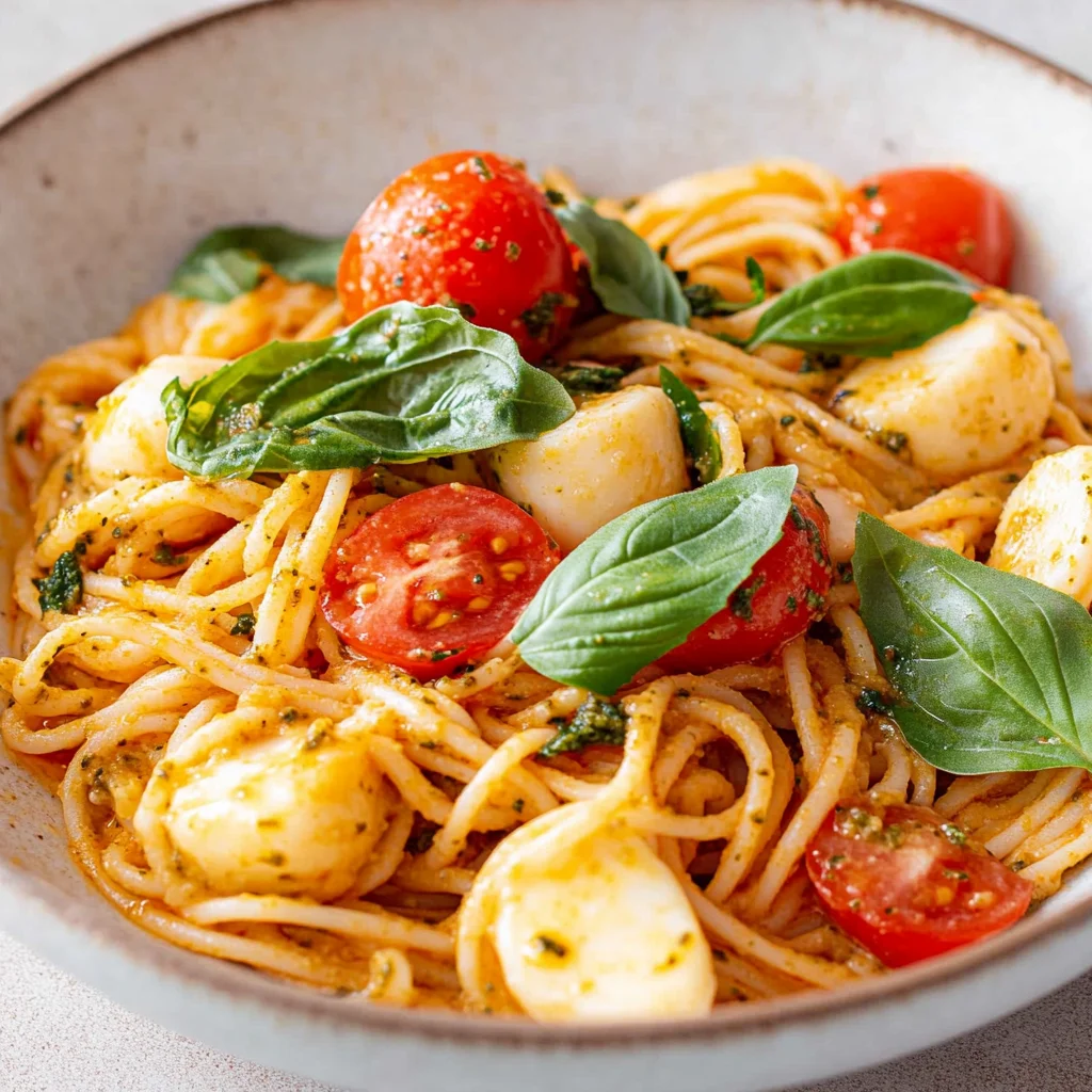 Spaghettisalat mit Pesto – schnell & einfach genießen