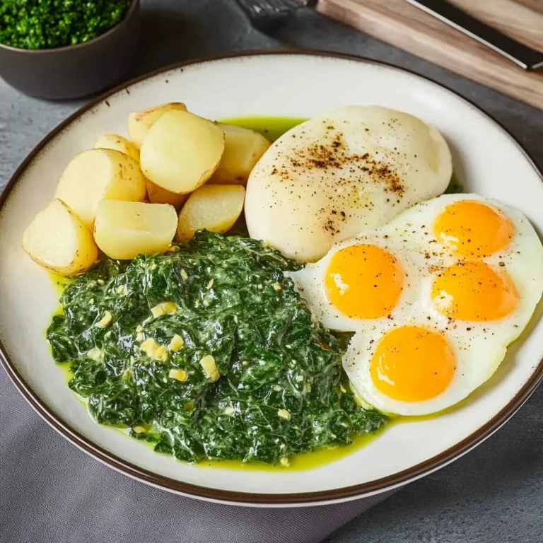 Spinat mit Kartoffeln und Eiern: Einfach lecker genießen