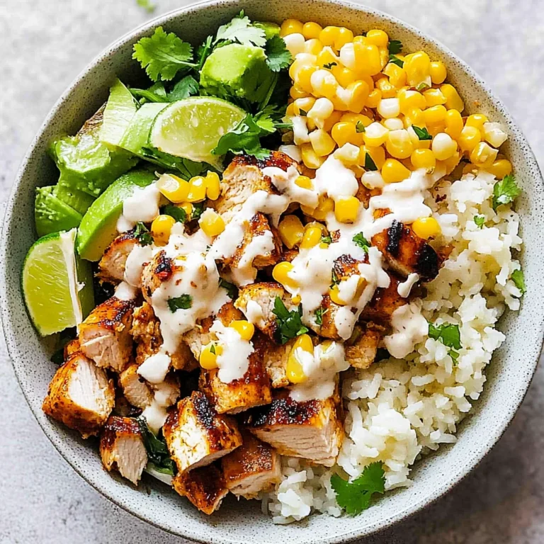 Street Corn Chicken Rice Bowl: Einfach und voller Geschmack
