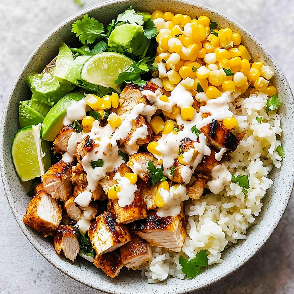Street Corn Chicken Rice Bowl: Einfach und voller Geschmack