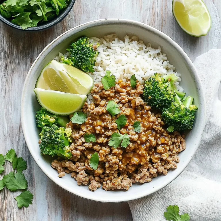 Sweet and Spicy Ground Turkey & Broccoli Bowls: Einfach k…