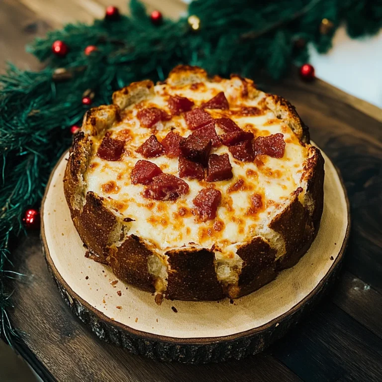 That’s amore! Cheesy BREAD BOWL PIZZA DIP – Ein Traum für…