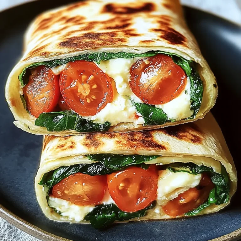 Vegetarischer Wrap mit Tomate und Mozzarella: Frisch & Le…