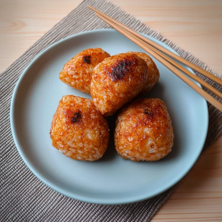 Yaki Onigiri mit Käse: Knuspriger Snack für jeden Tag